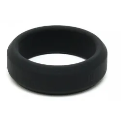 Rimba Cockring en silicone Soft Ring 18mm Noir